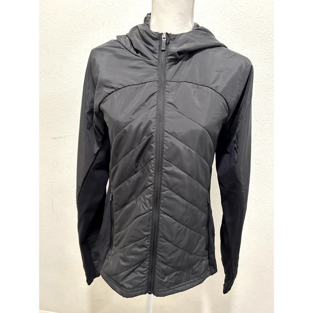 BASS OUTDOOR Women's Chevron-Quilted Puffer Jacket Size Medium Black NWT B53